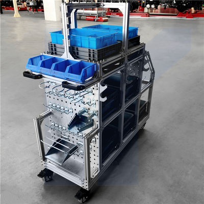 越海工業(yè)鋁型材物料車 高效車間轉(zhuǎn)運與倉儲運輸解決方案