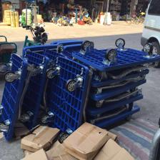 全靜音膠板手推車 300公斤載重王，高效工具車可折疊設(shè)計